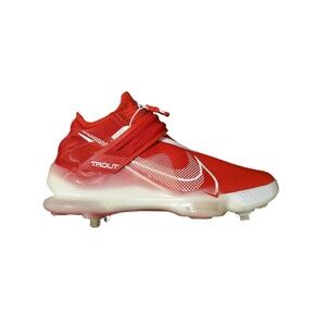 Nike Force Zoom Trout 7 University Red White Mens 14 Baseball Cleats CI3134-602